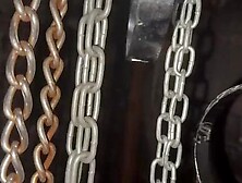 British Dominatrix CBT Torture Session - Gaz Gets Spanked & Chained - Part 1