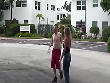 Blonde Sexy Mature Fucks With Junior Dude From Street