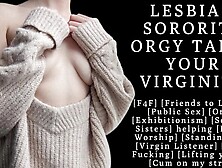 F4F | Asmr Audio Porn For Women | Sorority Sisters Take Your Virginity In Ritualistic Fashion | Ftl