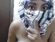 Amateur HOT Step Mom Masturbates Pussy And Shows Big Tits In Niqab On Webcam Arab Slut Pornhijab