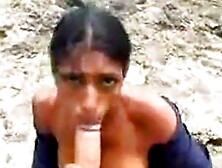 Big Titty Mexican Outdoor Blowjob