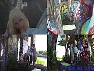 Presents Four Screens With Cock Sucking From A Blonde Pornstar