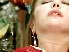 Hairy Italian Babes Gangbanged in Threesome Orgy - Double Penetration & Stockings