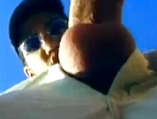 Wife on vacation in morocco having great time while her husband goes boating