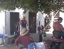 Lots of cocks for the bitch in heat!