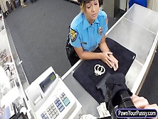 Huge Boobies Police Officer Fucked To Earn Extra Cash