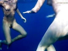 Slutty Miss - Swimming Pool Sex - Underwater Show