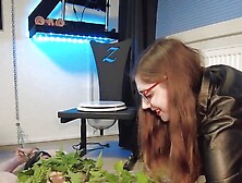 Cuckold Blowjob and Nettle Games