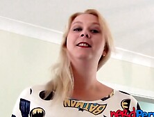 Urgent Pleasure Alert Blonde Bombshell Crashes for Wild Oral Celebration