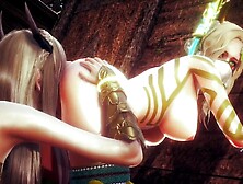 ELF WARRIOR LICKED SNATCH OF THE QUEEN FOREST | 3D Asian Cartoon