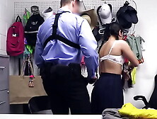 Cute Teen Nerd Gets Stripped And Fucked By Lp Officer To Avoid Jail - Shoplyfter