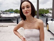 slim brunette hair take a bbc