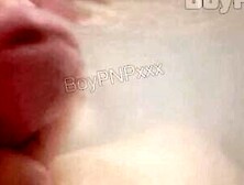 Guy Man Asian Handsome Big Dick Masturbates In The Bath