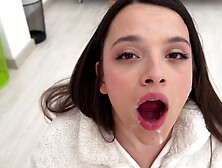 Taking A Load Of Cum In Her Mouth (#8)