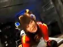 Kinky Oriental Babe Has A Masked Stud Hammering Her Cunt Fr