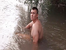 Bigstr - Skinny Dipping Dude Gets His Butthole Banged Outdoors