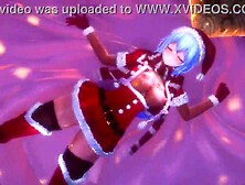 CG Anime Iwara - Having sex with Aqua sama in Love Hotel (Unity)