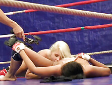 Hungarian Wrestler Girls Brandy Smile & Lioness Make Each Other Cum