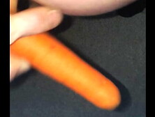 Thinking about brutaly anal fuckinc my friends slut of a gf while fukin my ass with a carrot
