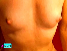 Skinny blonde's melons bounce while fucking - CowGirl riding SELF PERSPECTIVE