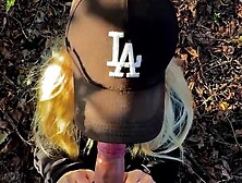 Pretty Girl Sucks My Dick and Shows Her Butt