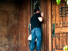 "Big-Boob Latin Lover Pounding His Girlfriend's Ass"