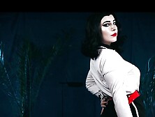 Bioshock.  Elizabeth hot sucks cock and enjoys fingers in pussy - Mollyredwolf