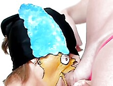 GILF Blowjob in Thong