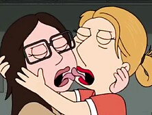 Guy Kisses A Girl In Prison