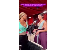 Monica Barbaro in stunning dress for 2023 Oscars