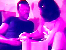 Interracial Group Sex on a Large Bed (1970s Vintage)