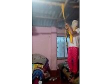 Girl Hanging Breathplay With Rope Hot