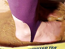 gunky nyloned feets asian dog shit special extra