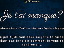 Did you miss me? - French audio porn JOI pegging