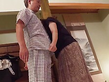 Ayaka Otowa - Ladies in her Fifties Seduces Her Stepson : Part. 1