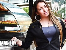 CARNEDELMERCADO - Massive Melons And Round Rear-End Hispanic Rosa Velez Loves A Good Fuck