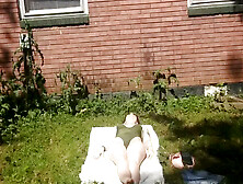 Spy on Me while I Sun Bathe Outside