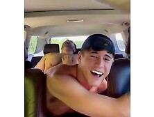 Son Rides Dad's Cock In Suv