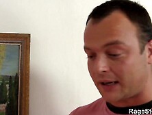 RAGESTORY - Rough sex with young wife in pantyhoses