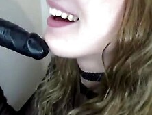 Peas And Pies ASMR Dildo Blowjob