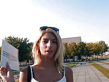 Blonde Skinny Teen Model Picked Up For Real Date In Germany