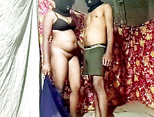 My sexy wife enjoys wild sex and milks her big breasts in a desi village setting