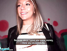 Public agent - blonde french chick caught masturbating in street hasty hard pound Pov Blowjob