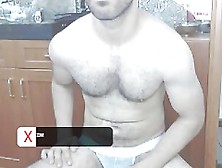 Arab Guy Jerking Off,  Hot Torso And Dick - Arab Gay