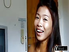 Nasty Thai Babe Sucks Big Dick