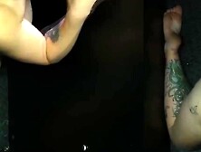 Blondie Bombshell - Blow Job Queen SAGE RABBIT in Glory Hole