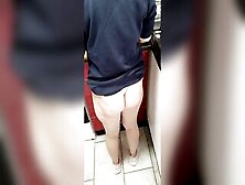 Step Sister Lifts Up Skirt Showing Booty To Step Dad Got Boned Into The Kitchen