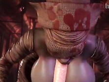 Silent Hill Baddie Gobbles Up Massive Cock