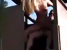 Public German Amateur Couple - Outdoor BJ with Facial