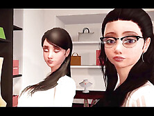 Animated hentai features footjob sessions with ravaging in pantyhose